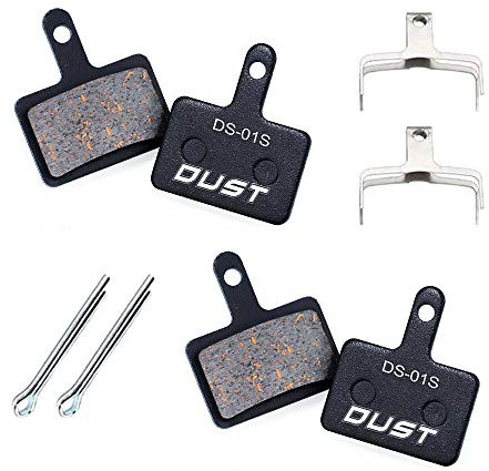 IKAAR Bremsbeläge Fahrrad Scheibenbremsbelag B01S, schwarz, Einheitsgröße