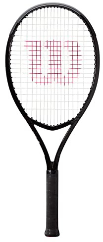 WILSON XP 1 Adult Recreational Tennis Racket - Grip Size 2-4 1/4, Black