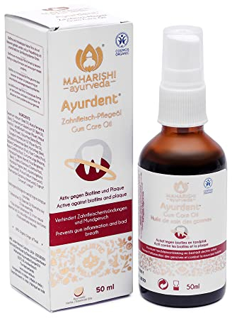 Maharishi Ayurveda Ayurdent Zahnfleischpflegeöl | beruhigt das Zahnfleisch | beugt Zahnfleischentzündungen und Mundgeruch vor | 50 ml | 1er Pack