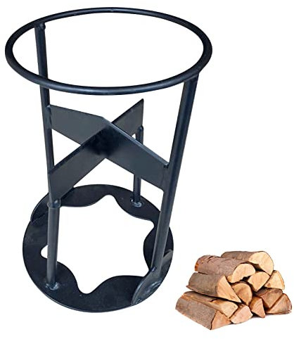 Manueller Holzspalter, Stahl, Spalter, manueller Holzspalter, schneller Holzspalter, Brennholzabscheider, zum Spalten von Holz, Kamin, Grill, Garten, Camping (groß)