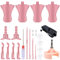 Strickmaschinen-Adapter-Set mit 25 Strickmaschinen-Zubehör, inklusive Strickspanner, digitaler Zähleraufsatz und Strickhaken-Set für Sentro 22, Sentro 40 und Sentro 48 & Jamit Loom