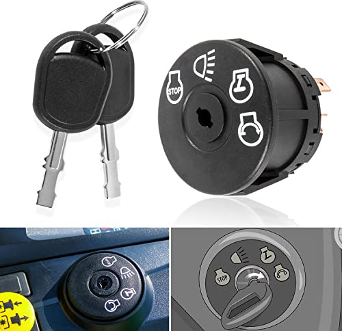 Upgraded Starter Ignition Switch for John Deere X100 Series X300 X304 X310 X320 X324 X330 X340 X350 X354 X360 X370 X380 X384 X390 X500 X520 X530 X534 X540