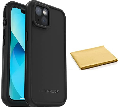 LifeProof FRÄ' 27-55077-20-WC Serie wasserdichte Hülle mit Magsafe für iPhone 13 (nur mit Reinigungstuch) – keine Einzelhandelsverpackung – Schwarz