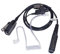 HYS Sepura Sicherheits-Ohrhörer Kompatibel mit Sepura STP8000 STP9000(Tetra) SC20 SC21 Funkgeräten, verdeckte akustische Rohr-Headset (Sepura)