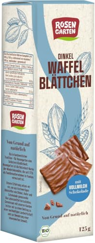 Dinkel-Waffelblättchen Vollmilch 6 x 125 g