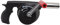 Yusat Ventilador de mano para barbacoa, ligero, portátil, ABS, para camping, picnic, chimenea, parrillas de carbón