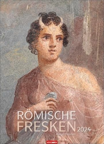 Römische Fresken - Kalender 2024 - Weingarten-Verlag - Fotokalender - Wandkalender mit schönsten Wandmalereien römischer Villen - 49 cm x 68 cm