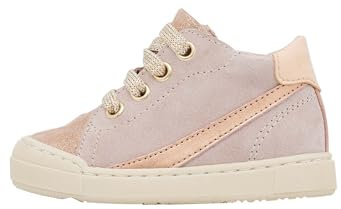 Falcotto MUPLIE 2 Zip-Sneakers in Pelle e Suede, Rosa Cipria 19