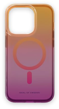 IDEAL OF SWEDEN Durchsichtige Handyhülle mit erhöhten Kanten, Magnetische Handyhülle kompatibel mit Magsafe iPhone-Hülle, für iPhone 14 Pro (Vibrant Ombre)