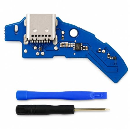 KUBOJSDLZ USB-Ladeanschluss Ersatz für Sony WH-1000XM4 Wireless Bluetooth Noise Canceling Over-Ear-Kopfhörer Ladeanschluss Board Reparaturset