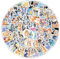 100 Stück Anime Aufkleber, Blue y Vinyl Sticker Set Wasserfest Graffiti Stickers, Cute Aufkleber für Laptop Skateboard Koffer Scrapbook Telefone Pad,Geschenk für Kinder Teenager Erwachsene