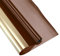 sourcing map Window Privacy Film, One Way Daytime Privacy Heat Control Blocking Static Cling Window Tint for Home Office, Brown, 35.4x118.1 Inch