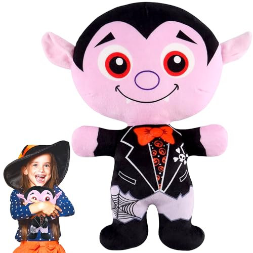 DBPBToU Halloween Kuscheltier Plüschtier 30cm, Halloween Plush Kleine Geschenke für Kinder Kuscheltier (Vampir)