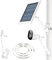 Gusfeliz No-Drill Outdoor Security Camera Pole Mount, Universal Pole Mounting Compatible with Ring, Eufy, Wyze, Arlo, Google Nest, Cameras, and More (White)