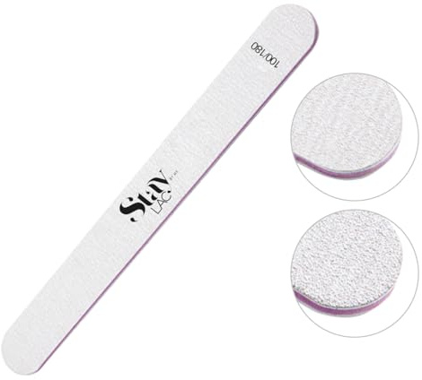 STAYLAC Nagelfil grå form mig nagelfil 100/180 – gelnaglar – nagelfilar för gelnaglar – nagelvård – gelnaglar tillbehör – nagelfil – fil – polerfil fingernaglar – filer