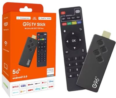 2024 New Ultra HD Android TV Box with - Built-in YouTube + Netflix Streaming Device 4K 8K Ultra HD WiFi 5G+BT4.0 Android Box Media Player