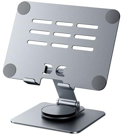 AstraGlam Laptop Ständer, Faltbar Und Höhenverstellbar, 360° Drehbar, Stabiler Aluminium Ständer, Kompatibel Mit 10-16 Zoll Laptops Für Büro Und Zuhause