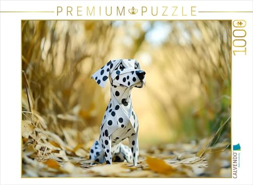 Puzzle · EIN Motiv aus dem KalenderWenn Papier zum Leben erwacht | Papierkunst auf vier Pfoten: Geschickt gefaltet, bereit zum Spielen · 1000 Teile · Lege-Größe 64 × 48 cm · CALVENDO Puzzle