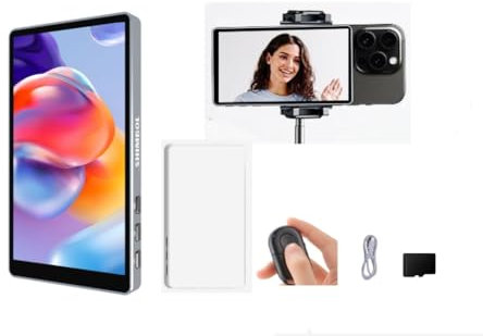 Shimbol CP5 Lite Phone Vlog Selfie Monitor Screen FHD Touch Screen 5 inch Rear Camera Monitor for Live Streaming,TikTok,Compatible with iPhone Include Magnetic Silicone Case