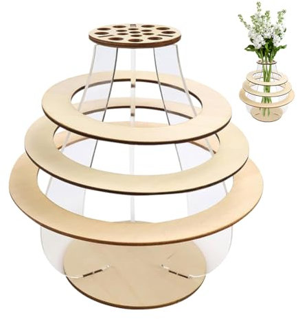 Vaso per fiori Lego, in legno 3D, per bouquet, per lego, vaso in legno per fiori Lego, supporto in legno per rose lego, tulipani, narcisi, girasoli