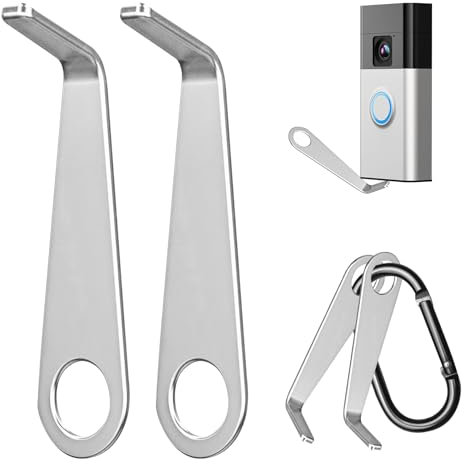 Finehenchi 2 Pcs Video Doorbell Key Replacement Tool, Ring Battery Doorbell Removal Accessories, Secure Removal Key Tool, Compatible with Battery Doorbell (2024 Release)