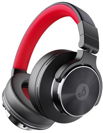 syndesmos Over Ear Kopfhörer mit Kabel, 50mm Treiber DJ Kopfhörer Professionell Studio Kopfhörer 3,5mm/6,35mm Klinke Share-Port DJ Headphones für Studio, Podcast, Monitoring, PC, Handy, E-Drum Gitarre