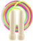 BTONGE Springseil Erwachsene, 270CM Verstellbares Regenbogen-Springseil Kinder Mit Holzgriff für Jungen Und Mädchen 6 7 8 9 10 Jahre, Jump Rope für Fitnesstraining, Outdoor-Aktivitäten