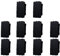 gloca Set 10 Pulsanti Doppi Saliscendi 1P+1P 10A 250V Compatibili Con Serie Living