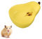 LuckyOpt Ceramic Hamster Bowl, Easy to Clean Anti Flipping Hamster Food and Water Bowl, Small Animal Bowls for Dwarf Hamsters, Parrots, Treat Bowl for Bunny, Guinea Pig (Pear)