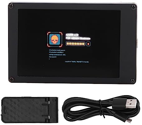 OPPWONG Mini Monitor für PC, 3.5in IPS Monitor Unterbildschirm LCD -Bildschirm Mini PC -Monitor Mini -Monitor mit USB Stromkabel für USB