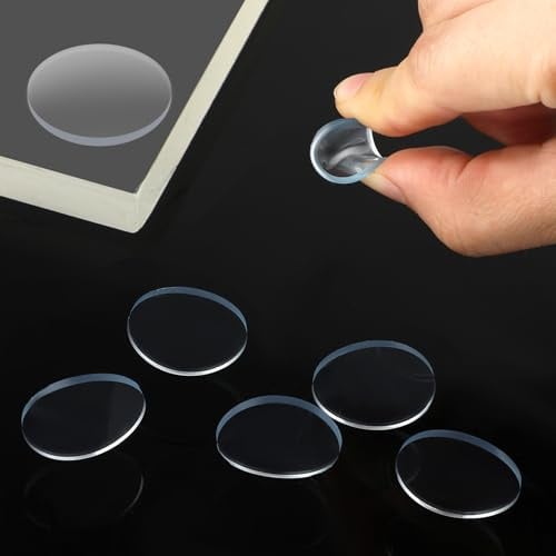 40 Stück 2mm Dick Anti-Rutsch-Pads für Glastischplatten Gummipuffer Transparente Glasplatte Tisch für Esstische Couchtische Schreibtische Schneidebretter Möbel