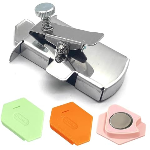4 Stück Magnetische Nahtführung für Nähmaschine, Magnetischer Universal Nahtführer, Nähmaschinen-Multifunktions-Befestigungslehren-Werkzeug, Nähmaschinen Befestigungslehren Werkzeug