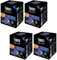 Bialetti Midnight Lot de 64 capsules d'expresso goût délicat 50 % caféine