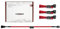 Noctua NA-SEC1 chromax.red, 3-Pin/4-Pin Extension Cables (30cm, Red)