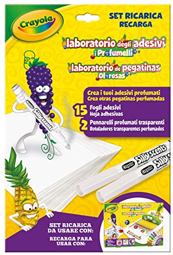 CRAYOLA, Duftlabor Nachfüllpackung, Set zum Erstellen von Duftstickern | Mehrfarbig