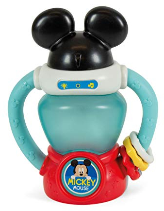 Clementoni-17335 - Baby Mickey - Linterna Interactiva - Juguete bebé Disney a Partir de 10 Meses