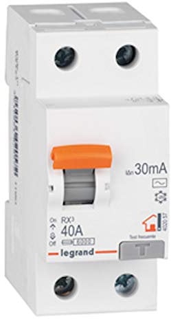 Interruptor Diferencial Legrand 402057 RX3 para vivienda 2 polos 40 A 30ma