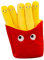 LAARNT 30cm Creative Cartoon Simulation Pommes Kissen Plüsch Spielzeug Sofakissen