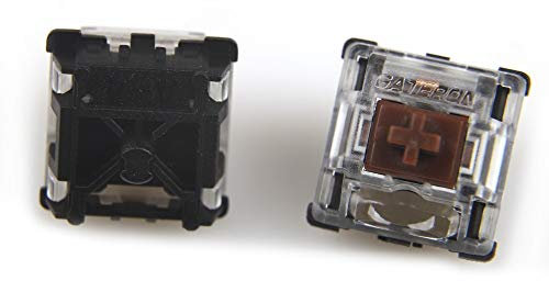 Großhandel KS-15 Gateron Optische Schalter, 70 Stück, Austausch für Gateron optische Schalter, Tastatur SK61 SK64 (optisches Braun)