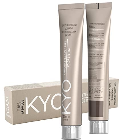 Kyo Hair Color 100 ml - Ammoniakfreie Haarfarbe angereichert mit Keratin und Meereskollagen (4.23 kakao)