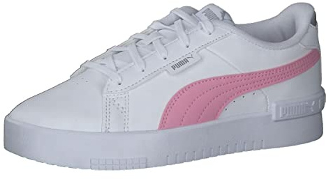 PUMA Mädchen Jada Ps Sneaker, Puma White Prism Pink Silver, 33 EU