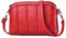 DORRISO Damen Mode Umhängetaschen Angemessene Kapazität PU Leder Schultertasche Leichte Damen Handtasche Reise Casual Umhängetasche Rotes A