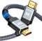 SNOWKIDS HDMI Kabel 1M 8K, HDMI 2.1 Kabel 48Gbps Highspeed 8K@60Hz 4K@120Hz 7680P eARC HDR10 DTS:X 3D HDCP 2.2&2.3, Kompatibel mit PS5/4/3 HDTV Monitor