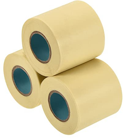 sourcing map Pipe Wrap Tapes Non-Adhesive 6cmx13m Protective Waterproof Tube Protector for Air Conditioner HVAC Pipes, PVC Beige Pack of 3