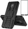 Kompatibel mit Nokia 3.4 Hülle und Displayschutzfolie - Stoßfeste Handyhülle für Nokia 5.4 (Schwarz)
