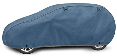 Autoabdeckung Wasserfest & Extrastark kompatibel mit Peugeot 207 HB 3-Türer (06-12) Atmungsaktive Autoplane Abdeckplane Blau
