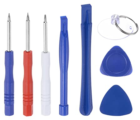 sourcing map 8 in 1 Elektronik Reparatur Öffnung Werkzeug mit Magnetisch Mikro Schraubendreher Hebel für Handy Computer Uhr Brille Reparatur