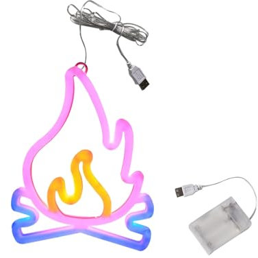 DONGKER LED Neon Nachtlicht, Weihnacht Socken/Mütze/Handschuh Form, Weihnachtsbaum Neonschild mit USB/Batteriebetriebenes für Hochzeit Geburtstag Dekoration Kinder Freunde Geschenk