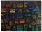 SYLALE Teppich mit Spiel-Video-Gaming-Motiv, waschbar, 160 x 121 cm, Wohnzimmer-Teppich
