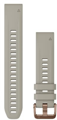 Garmin QuickFit 20 Silikon Uhrenarmband Französisch Grau (Taucherset 3-teilig), 010-13359-00